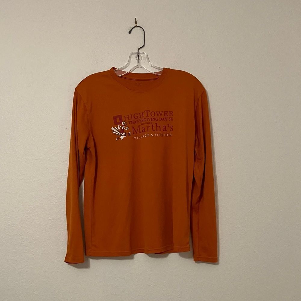 Orange Hightower Thanksgiving Day 5K Turkey Trot Technical T-Shirt